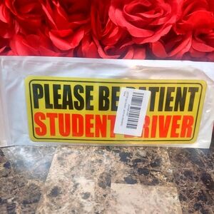 Please Be Patient Student Driver Magnet For Car 3 pack